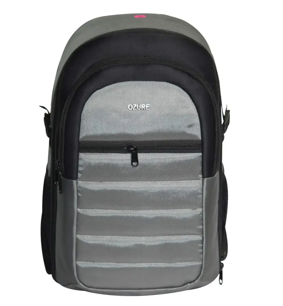 Ozure B-10  Camera Back Pack (Black-Grey) 15'' – Water-Resistant Padded DSLR Backpack for Canon, Nikon, Sony & More"