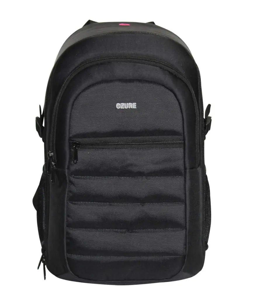 Ozure B-10  Camera Back Pack 15'' (Inch) (Black) – Water-Resistant Padded DSLR Backpack for Canon, Nikon, Sony & More