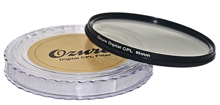 Ozure Digital CPL 95mm Circular Polarizer Lens Filter – Enhance Contrast & Reduce Glare