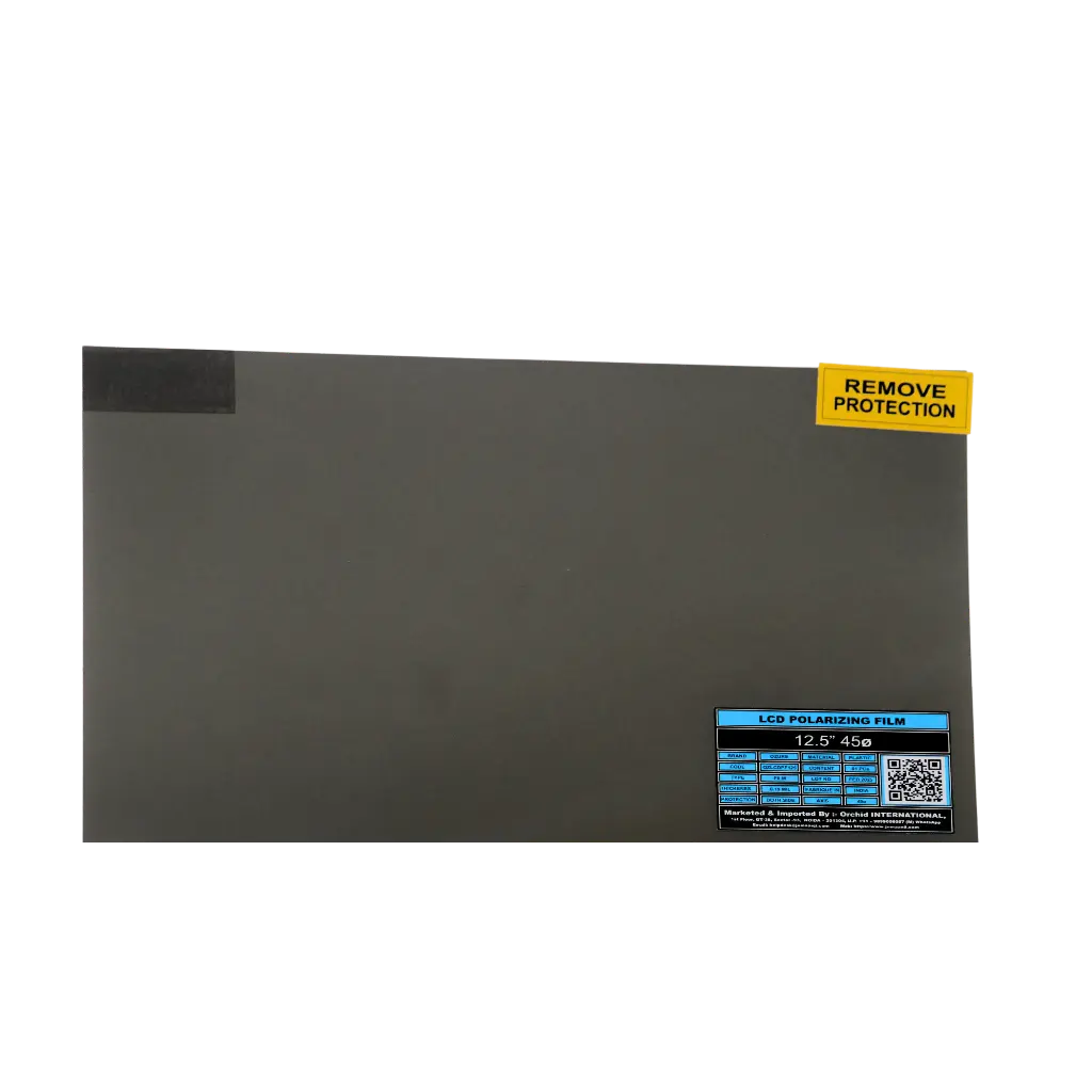 Ozure 12.5 Inch LCD Polarizing Film | Optical Replacement Sheet for Laptop Screen | 45° Polarization Angle | LCD Screen Repair, Maintenance & DIY Display Restoration (45°)