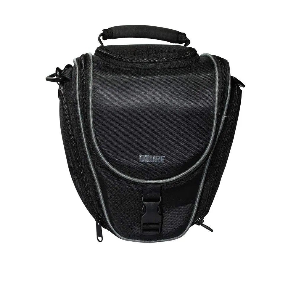 Ozure V-Shape DSLR Camera Shoulder Bag – Travel-Friendly, Compact Camera Case for Canon, Nikon, Sony & More