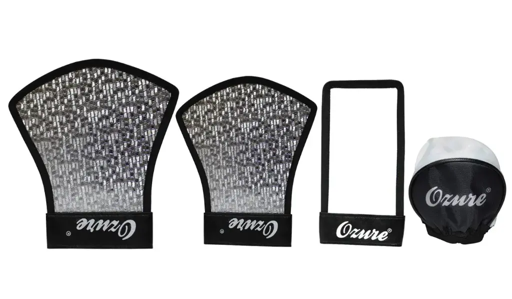 Ozure Universal Flash Diffuser Bouncer Set – 4-Pack Flash Reflectors for Camera Flash, Softens Light for Photography & Videography