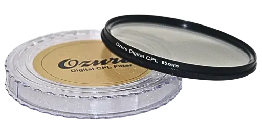 Ozure Digital CPL 95mm Circular Polarizer Lens Filter – Enhance Contrast & Reduce Glare
