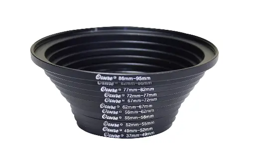 Ozure Step Up Ring Set 37mm to 95mm – 11PC Camera Lens Adapter Kit